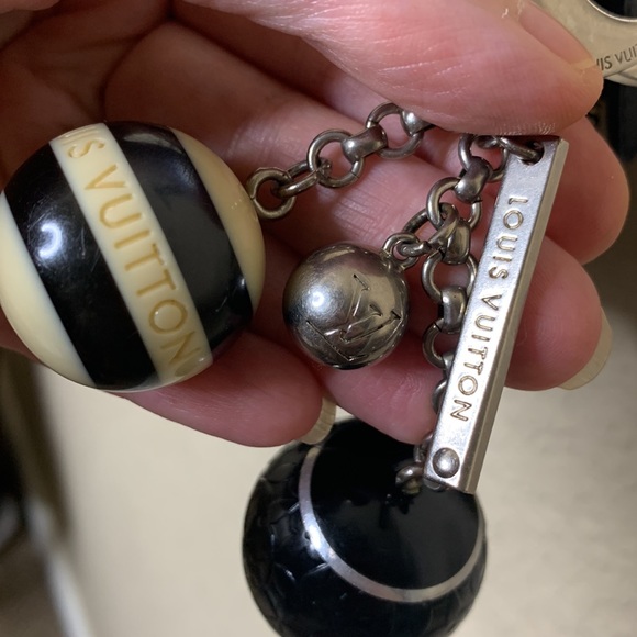 Louis Vuitton Mini Lin Croisette Charm Silver hardware Bag Charm/keychain - Picture 5 of 6